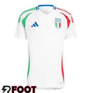 Maillot Foot Equipe Italie Exterieur Blanc UEFA Euro 2024