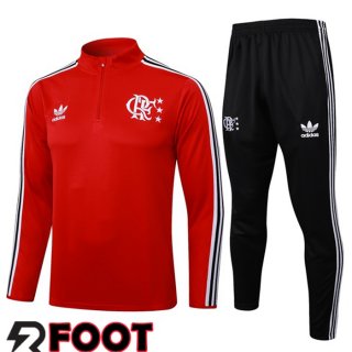 Ensemble Survetement de Foot Flamengo Rouge 2025/2026