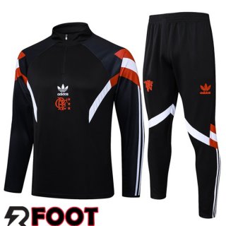Ensemble Survetement de Foot Flamengo Noir 2025/2026