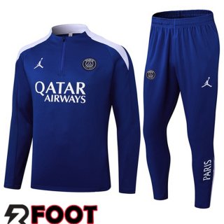 Ensemble Survetement de Foot Jordan Paris PSG Bleu 2025/2026