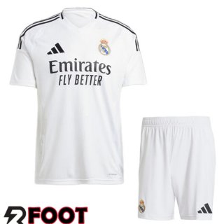 Maillot de Foot Real Madrid Enfant Domicile Blanc 2024/2025